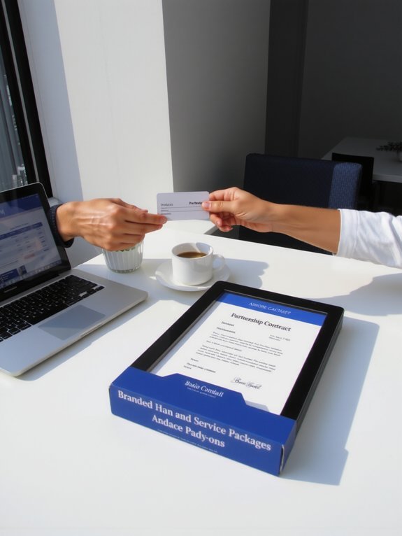 boost income through partnerships