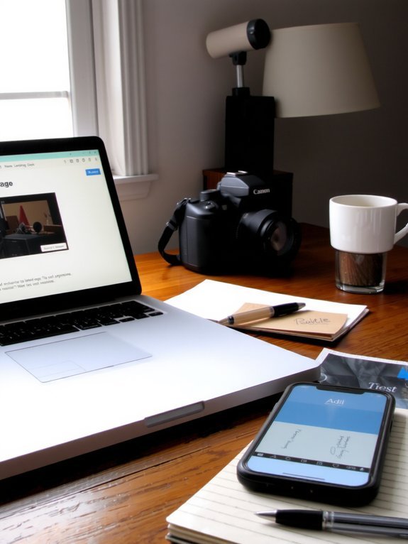 clear compelling landing pages