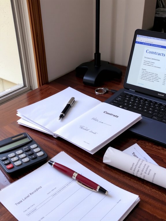 contracts invoices taxes management