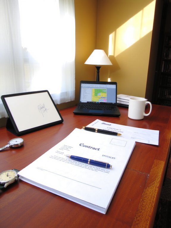 contracts invoicing time management