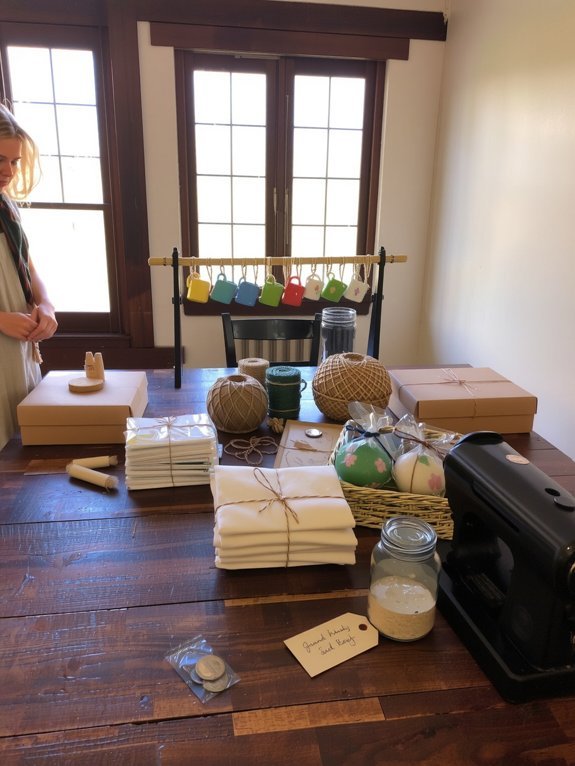 How to Make Money From Home With No Computer crafting unique handmade treasures