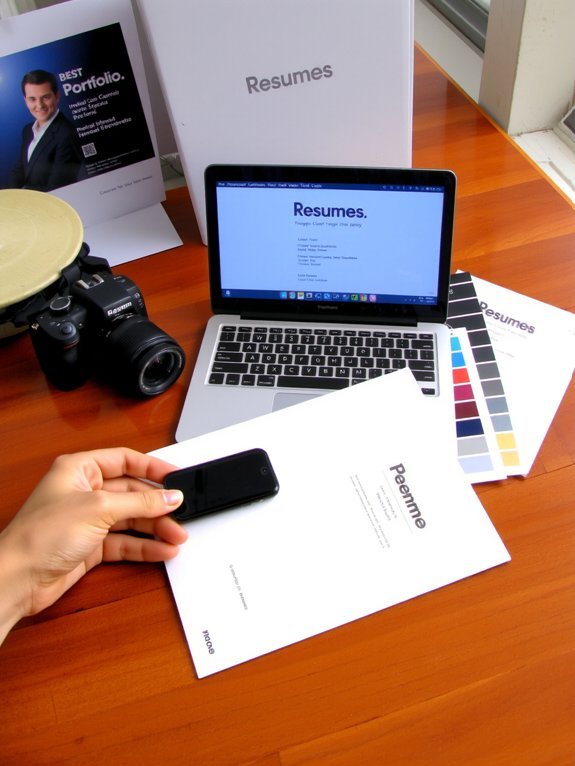 curated portfolio for conversion