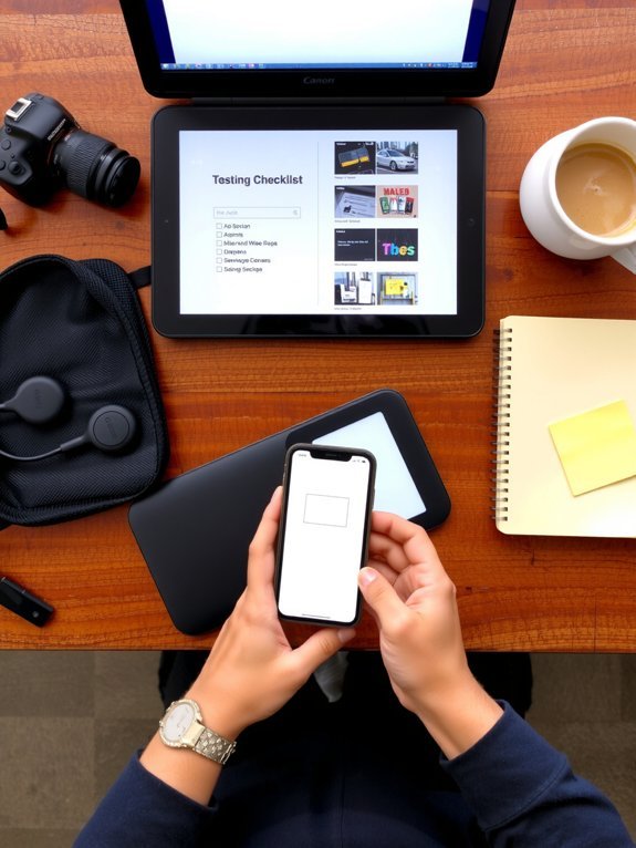 How to Get Paid to Test Apps device setup for testing