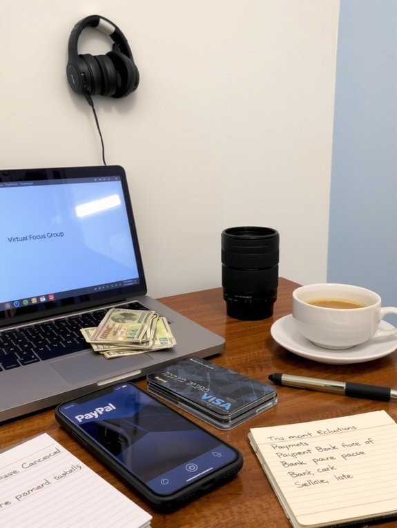 earnings and payment methods