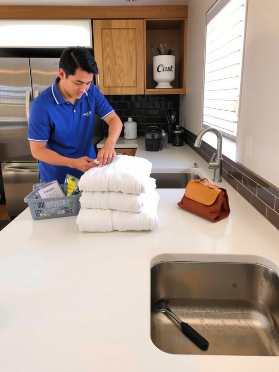 efficient cleaning and turnovers