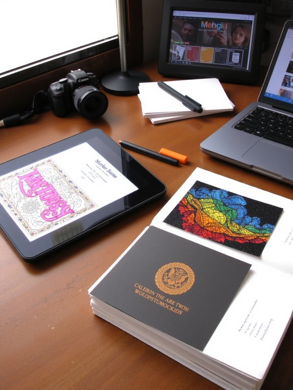 How to Make Money Selling Digital Coloring Books eye catching cover design