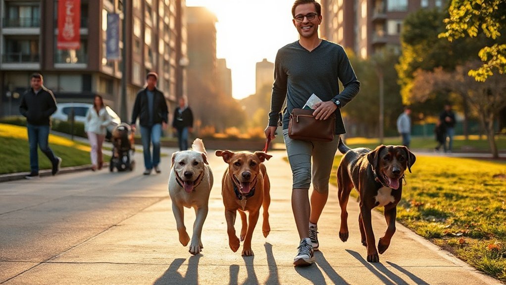 flexible dog walking opportunities