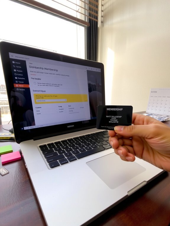 launch your membership area