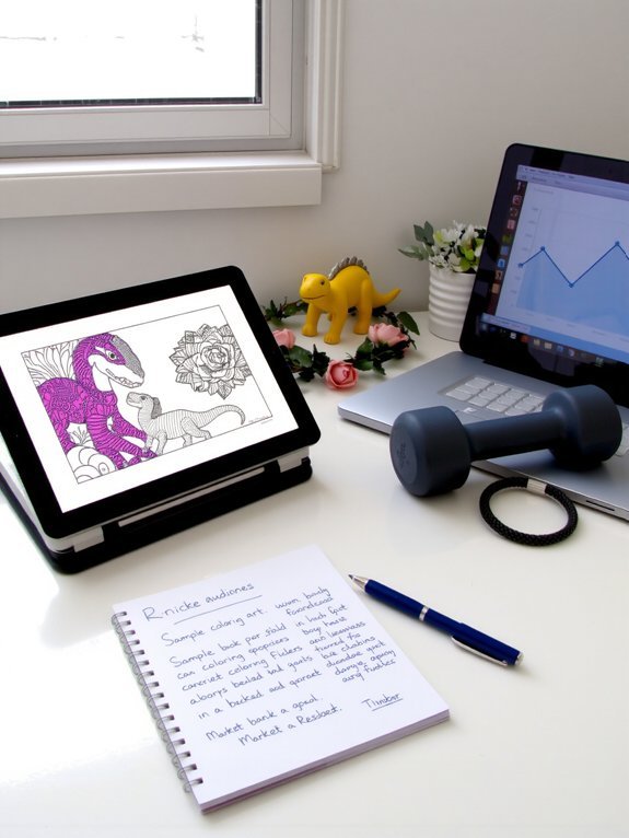 How to Make Money Selling Digital Coloring Books market research for niches