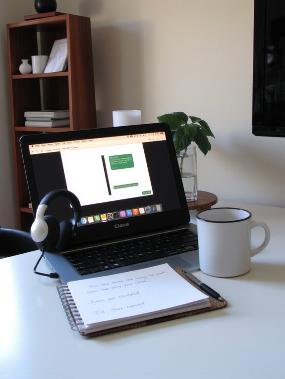 remote customer chat responsibilities