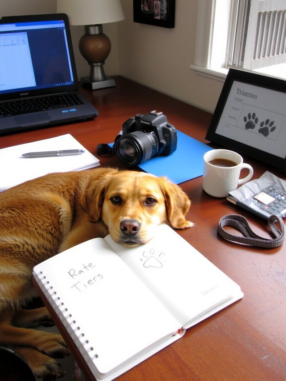 set competitive pet sitting rates