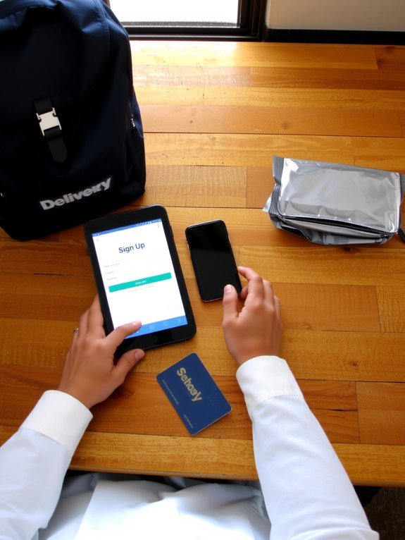 sign up process overview