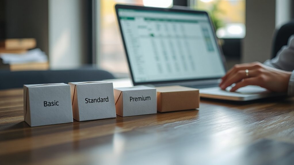 tiered service packages pricing