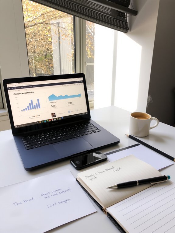 track metrics scale earnings